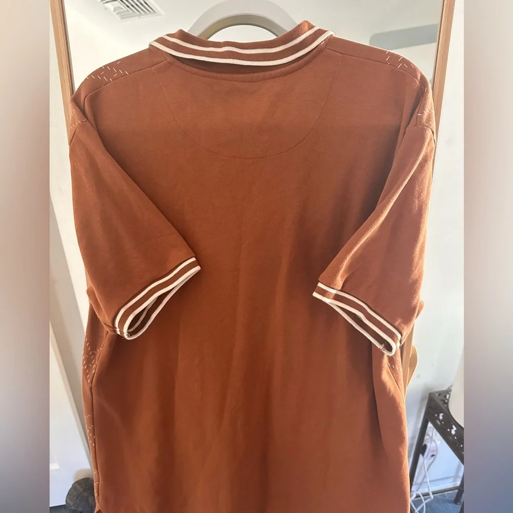 Ska & Soul Tan Knit Polo XXL - Picture 3 of 3